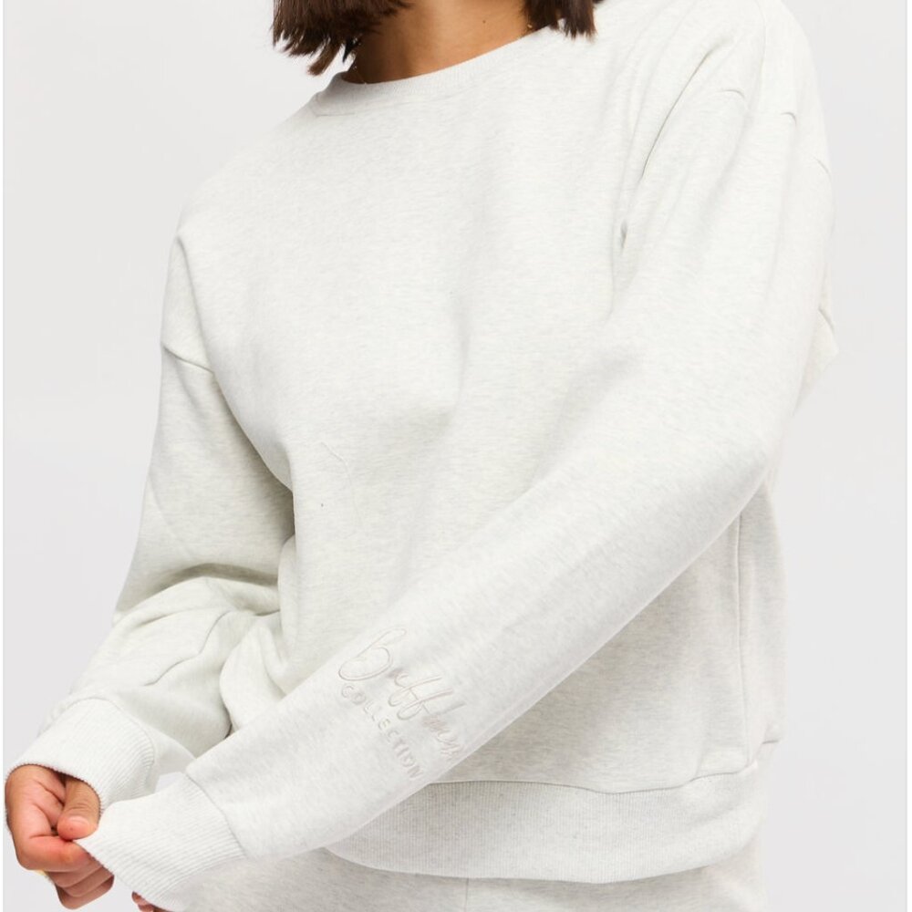 Heather Grey Cloud Crew Pullover - image 3